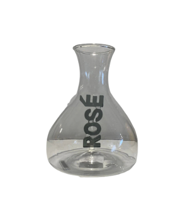 CARAFE EN VERRE - Rosé noir