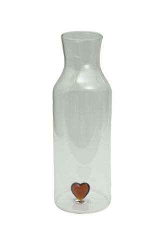 CARAFE EN VERRE - COEUR
