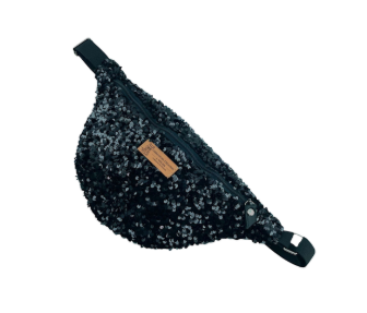SAC BANANE - SEQUIN NOIR