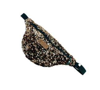 SAC BANANE - SEQUIN DORÉE