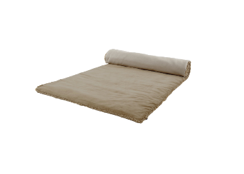 HOUSSE EDREDON VELOURS - Beige