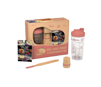 COFFRET SHAKER CRÊPE / GAUFRE / PANCAKES - COOKUT