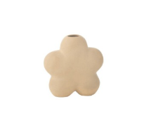 SOLIFLOR EN PORCELAINE - BEIGE
