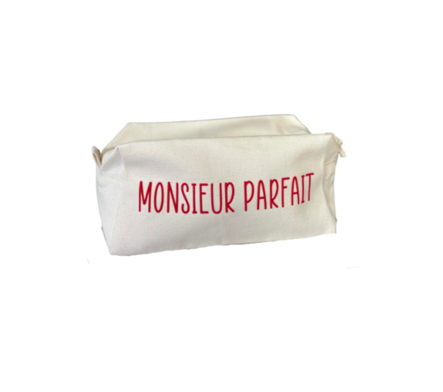 TROUSSE EN COTON - "Monsieur parfait"