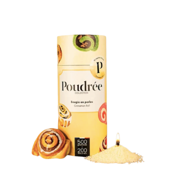 BOUGIE POUDRÉE - Cinnamon Roll