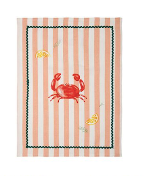 TORCHON CRABE - EN COTON