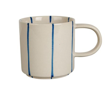 TASSE EN GRES - Bleue