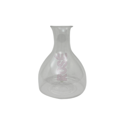 CARAFE EN VERRE - ROSÉ rose