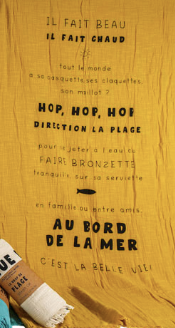 FOUTA - Jaune