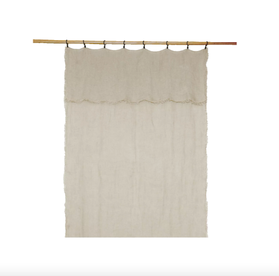 RIDEAUX EN LIN - Beige