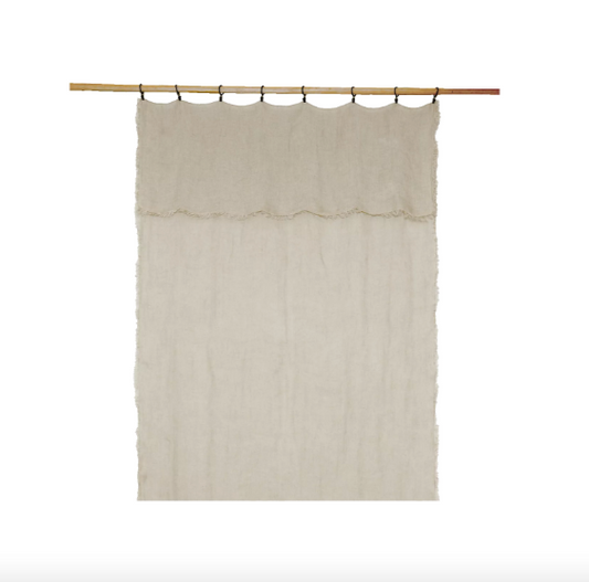 RIDEAUX EN LIN - Beige