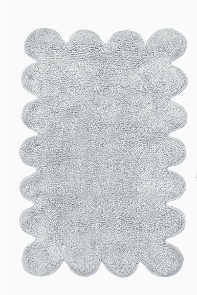 TAPIS DE BAIN - Gris/Rose