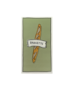 SERVIETTE EN PAPIER - Baguette