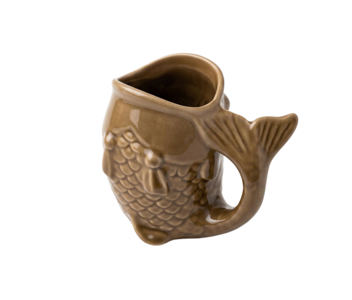 MUG POISSON - Marron