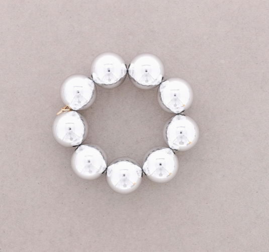 BRACELET BOULES - Argent