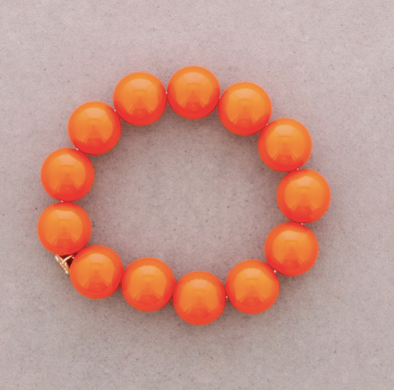 BRACELET BOULES - Orange