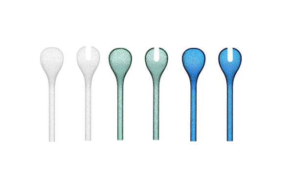COUVERTS SALADE EN PLASTIQUE - 3 couleurs