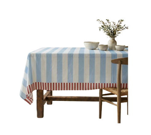 NAPPE ANTI-TACHE - Rayé Verte - 4 tailles