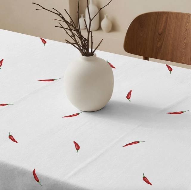 NAPPE ANTI-TACHE - Piment - 200x155cm