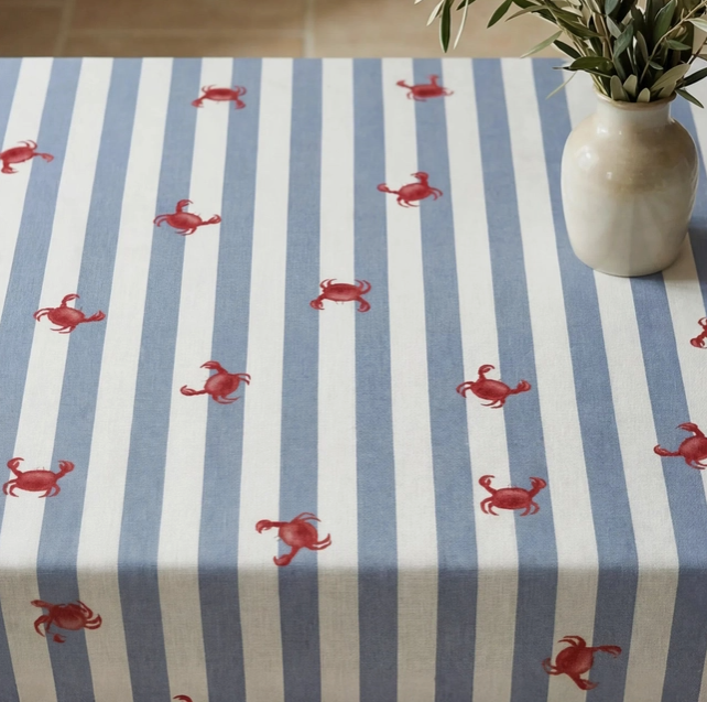 NAPPE ANTI-TACHE - Rayé / Crabe - 3 tailles