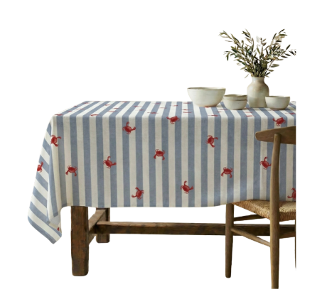 NAPPE ANTI-TACHE - Rayé / Crabe - 3 tailles