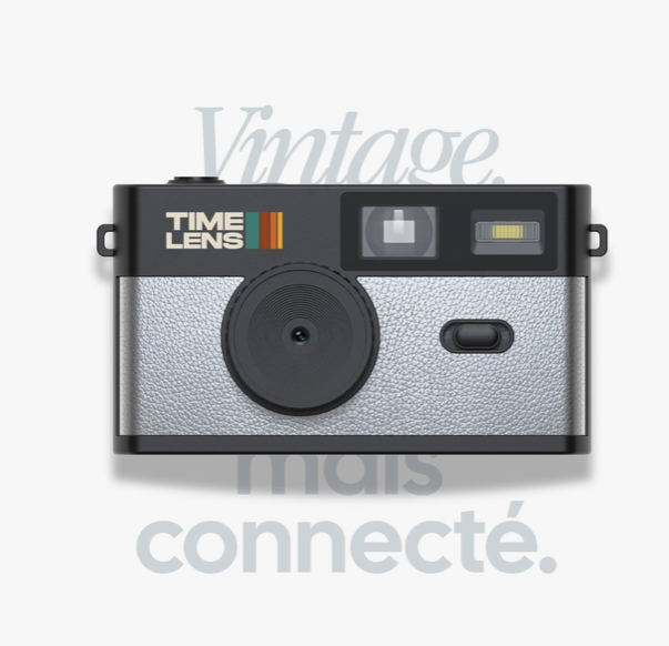 APPAREIL PHOTO NUMÉRIQUE (TIMELENS) - Argent