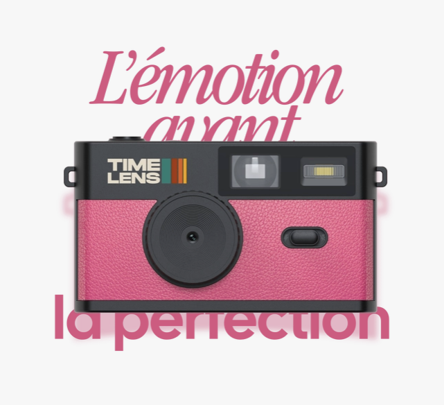 APPAREIL PHOTO NUMÉRIQUE (TIMELENS) - Rose