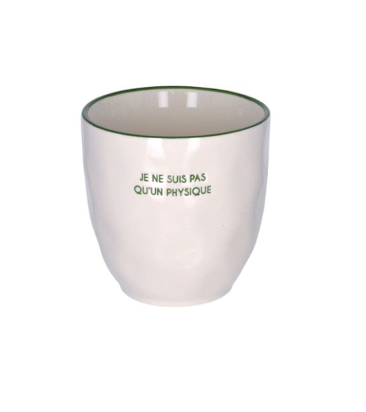 TASSE CÉRAMIQUE - Je ne suis pas qu'un physique