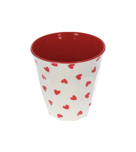 GOBELET COEUR ROUGE