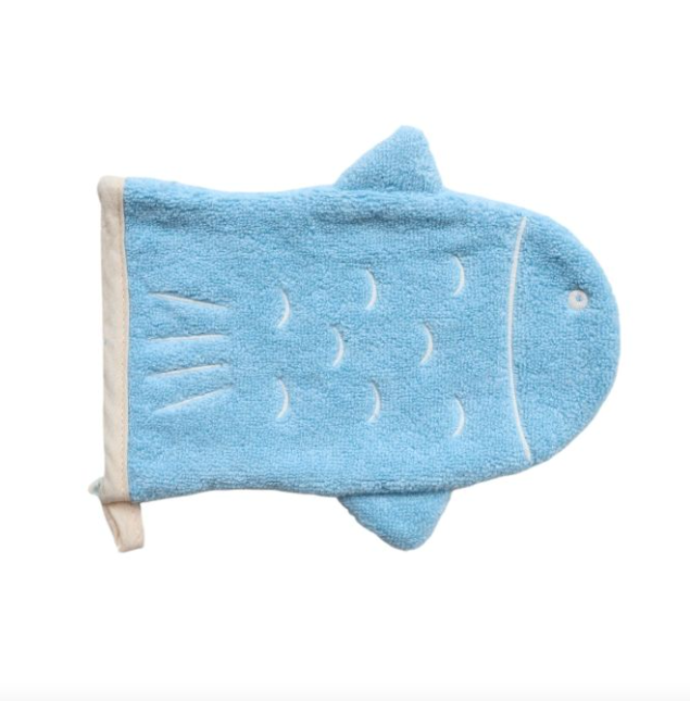 GANT DE TOILETTE POISSON