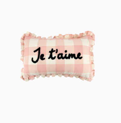 COUSSIN JE T'AIME - Rose