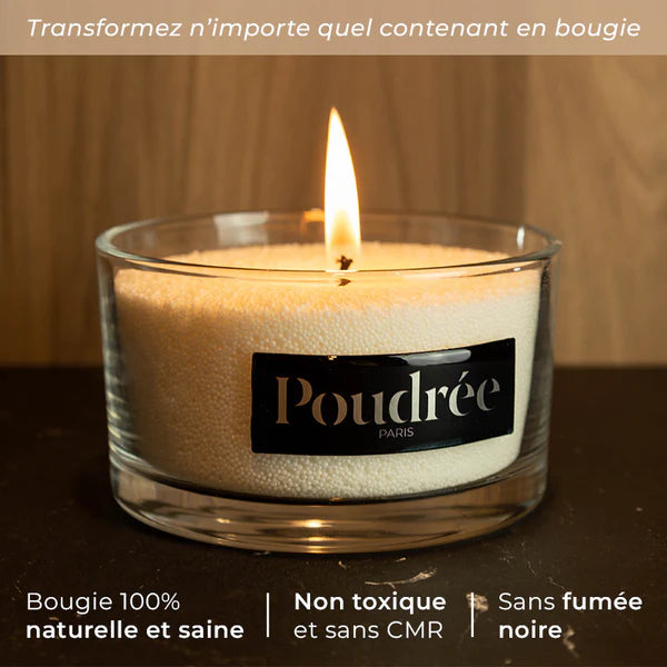 BOUGIE POUDRÉE - Cinnamon Roll