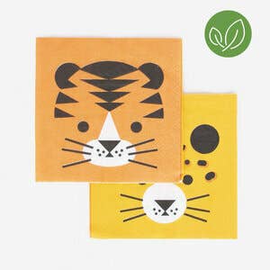20 SERVIETTES - MINI FÉLINS