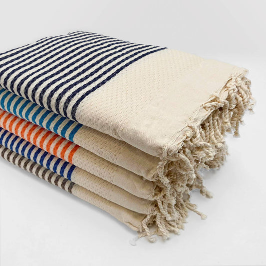 Fouta Nid d'Abeille Yadara 100x200 ou 200x200 cm 190gm²