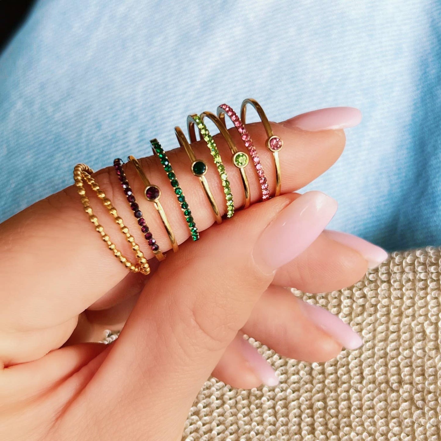 BAGUE DOUBLE ANNEAUX