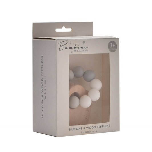 Jouet de dentition Bambino Elephant gris