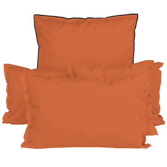 HOUSSE COUSSIN UNIE - 3 couleurs