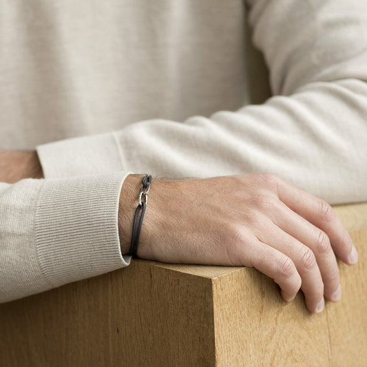 BRACELET UNION 22mm PLAQUÉ ARGENT - 7 coloris