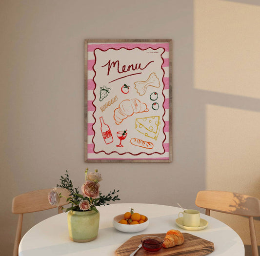 Imprimer le menu