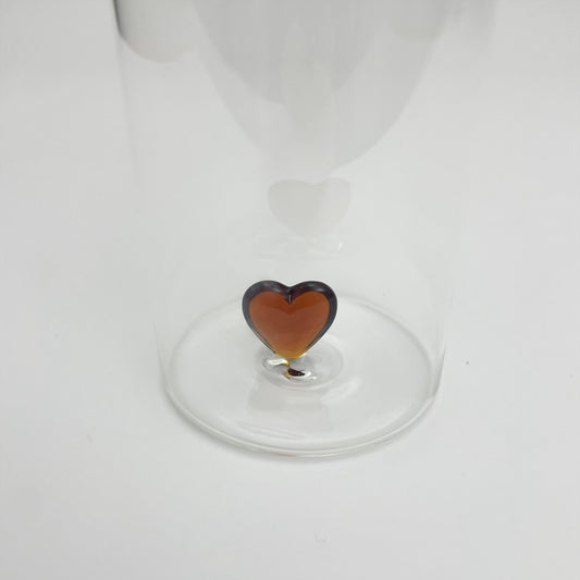 CARAFE EN VERRE - COEUR