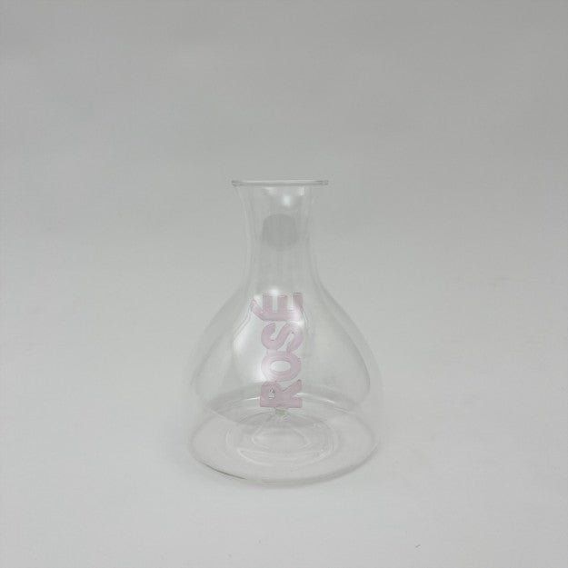 CARAFE EN VERRE - ROSÉ rose