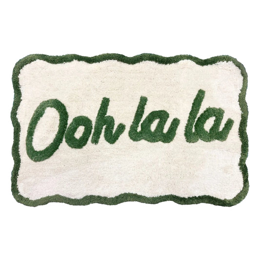 TAPIS DE BAIN "Oh la la" VERT