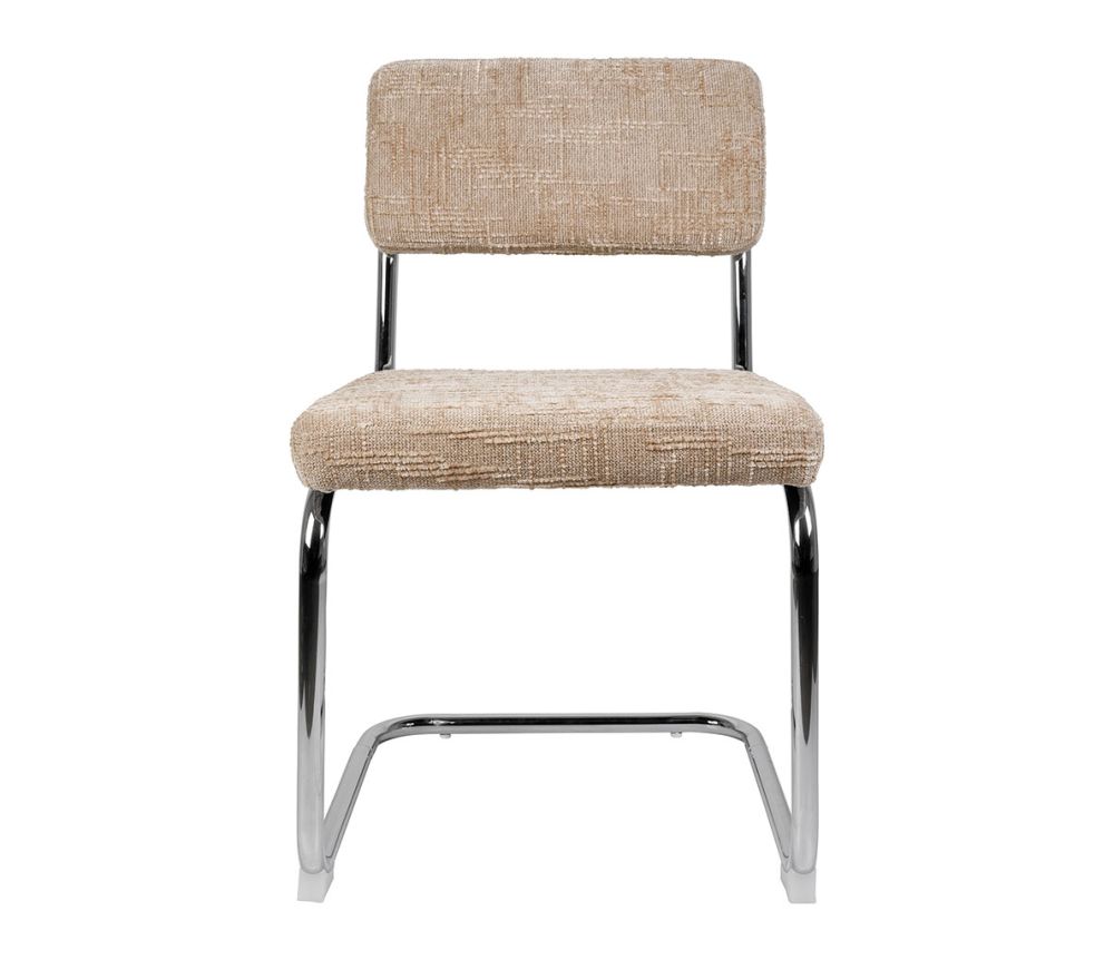 CHAISES BEIGE / ALUMINIUM