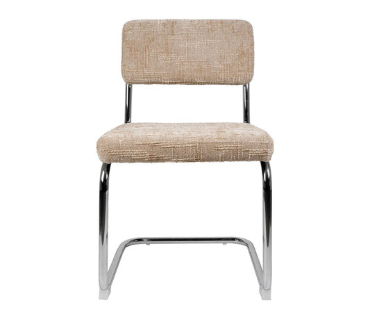 CHAISES BEIGE / ALUMINIUM