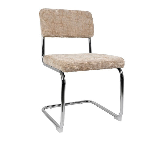 CHAISES BEIGE / ALUMINIUM