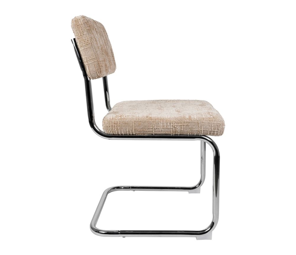 CHAISES BEIGE / ALUMINIUM