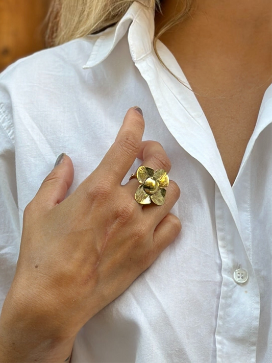 BAGUE FLEUR