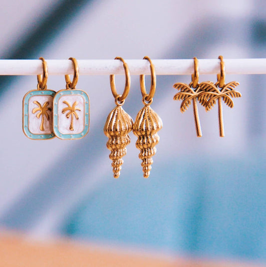 BOUCLE D'OREILLE COQUILLAGE