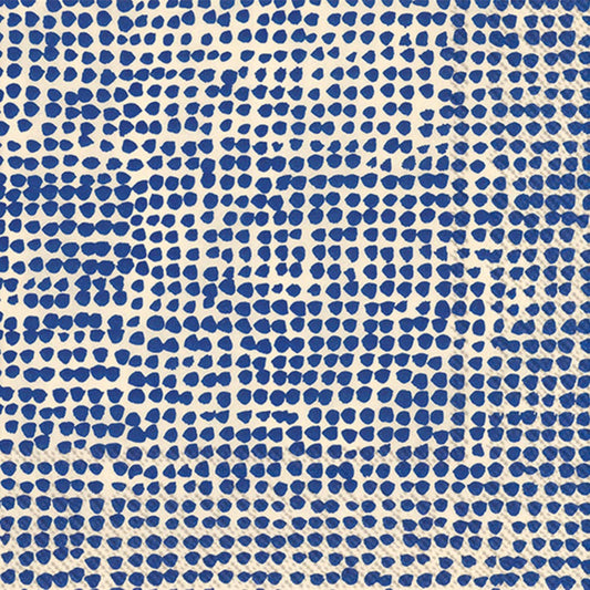Serviettes de cocktail en papier 20 ct Marimekko Orkanen lin bleu