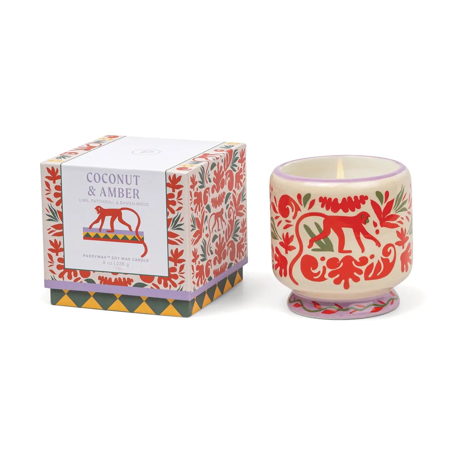 BOUGIE PADDYWAX - Noix de coco et Ambre